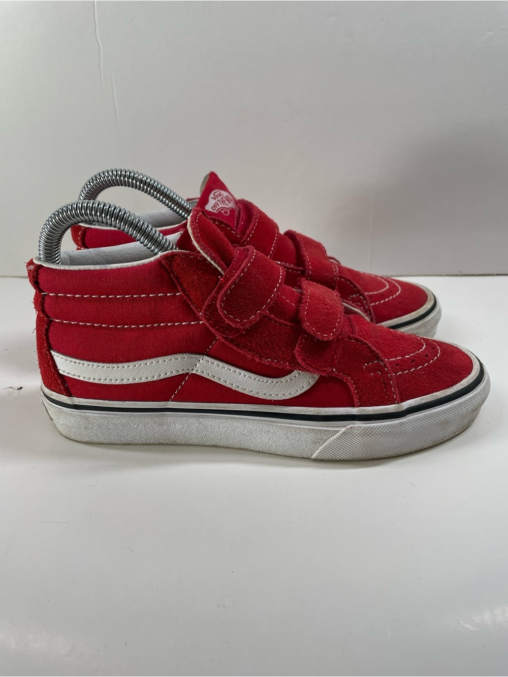 Toddler Old Skool Vans Shoe 721454 Kids Shoe Size US 3 EU 34 Hook & Loop Strap